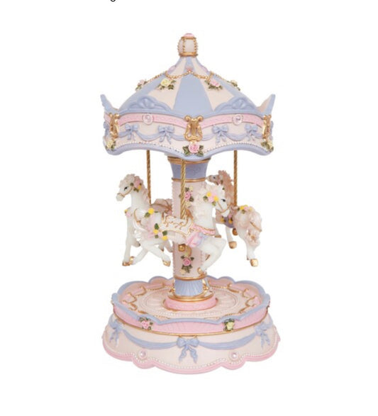 Pink & Purple Resin Carousel