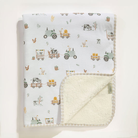 Tractor Sherpa Blanket