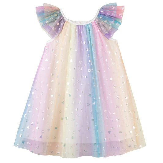 Rainbow Sparkle Tulle Dress