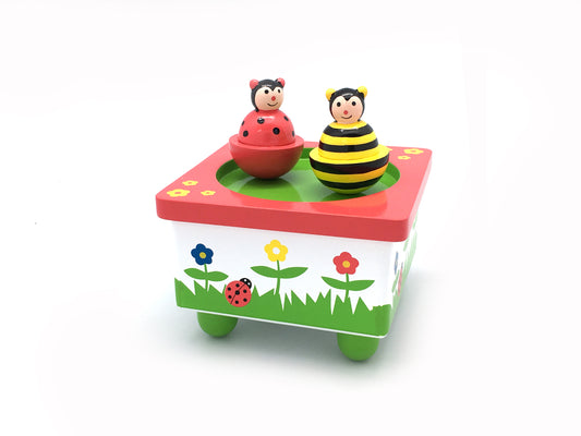 Wooden Music Box -Ladybug