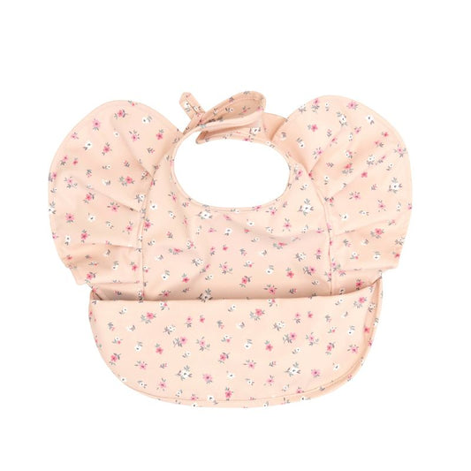 Recycled Pouch Frill Bib- Daisy