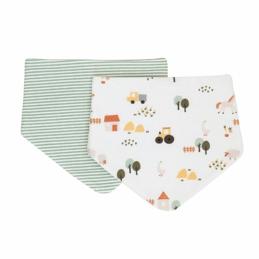 Bandana Bibs 2pk-Country Farm